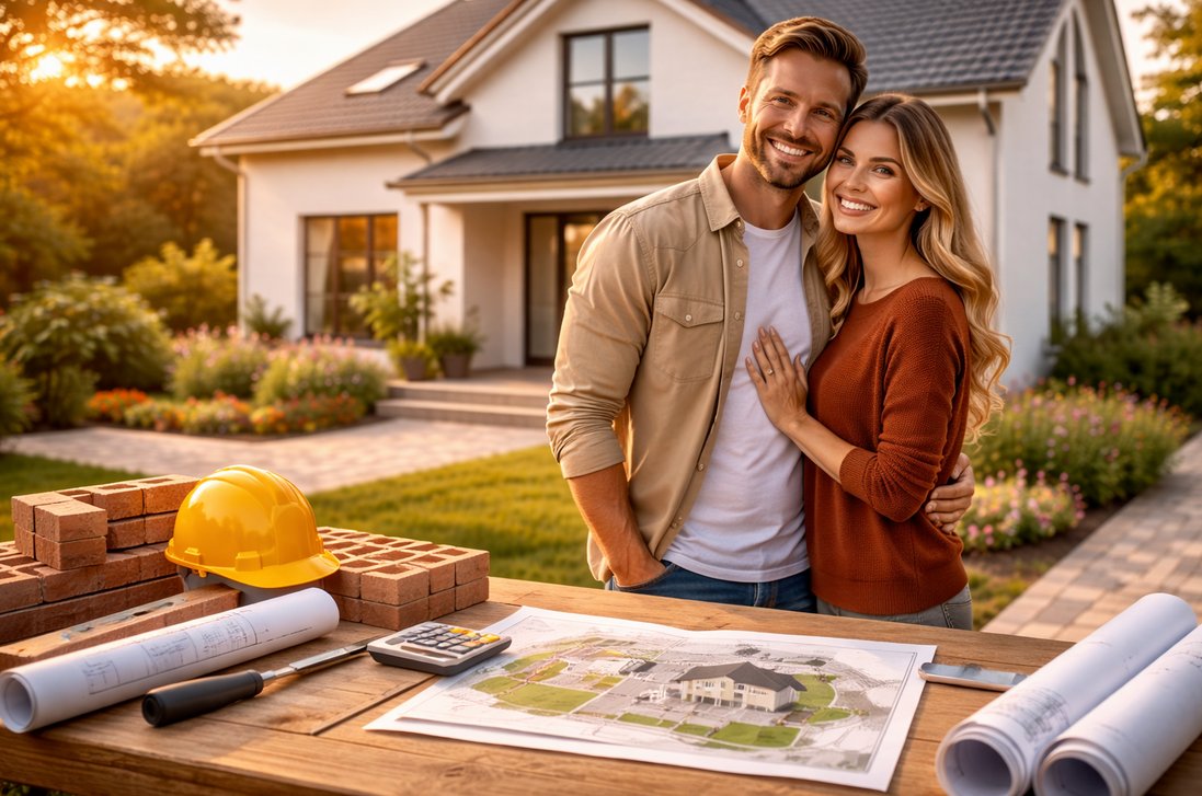 Massivhaus Geo-Domains für Bauunternehmen und Massivhausbauer Weimar